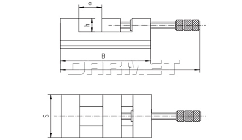 imadło szlifierskie kontrolne 100 mm