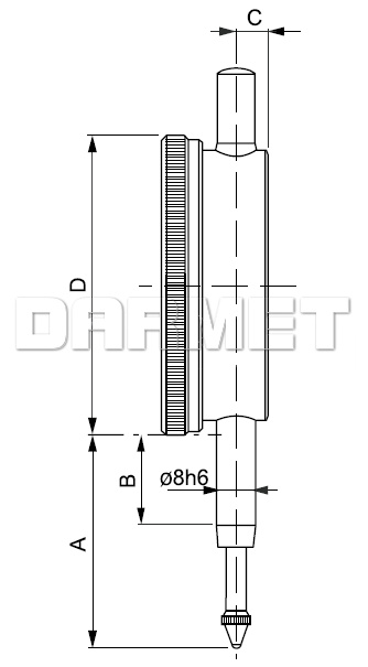 Czujnik elektroniczny 10/0,01MM (540-105)