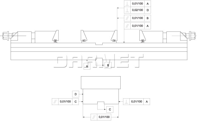 Imadło FPZD - parametry dokładności