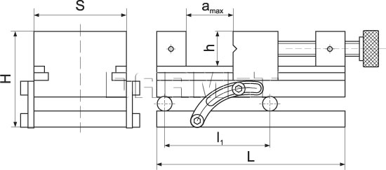 IMADŁO PRECYZYJNE SINUSOWE 63MM, SPZSA63/85