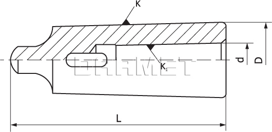 Tuleja redukcyjna MS4/MS2 (DM-170)