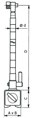 Statyw magnetyczny z giętką kolumną (301)