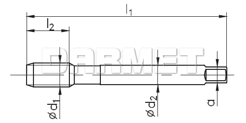 gwintownik fanar M16 - wymiary