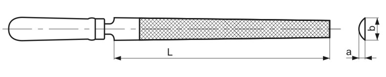 pilnik rpsc - rysunek techniczny