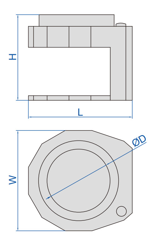 insize lupa LED 7524 - wymiary