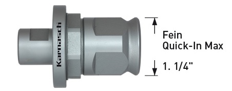 Adapter do wiertarek rdzeniowych z uchwytem Fein Quick-In Max 31,75 mm (1.1/4") - KARNASCH (20.1163)
