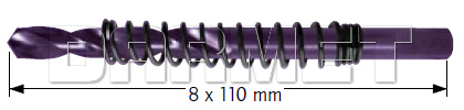 Wiertło prowadzące 8MM x 110MM - KARNASCH (20.1115)