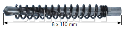 Wiertło prowadzące 8MM x 110MM - KARNASCH (20.1127)