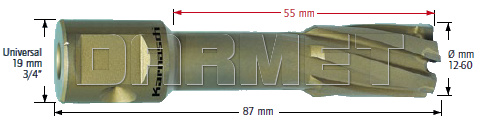Wiertło koronowe Universal, Hard-Line - długość części roboczej 55MM - KARNASCH (20.1316N)