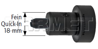 Adapter Fein Quick-In 18MM do wierteł DRILL-LINE 6-12MM - KARNASCH (20.1421)