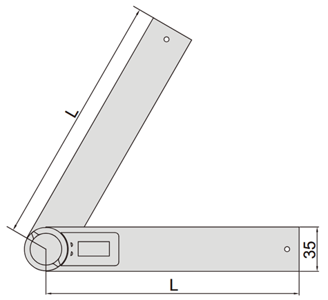 legenda - wymiar czujnika