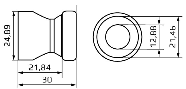 pojedynczy segment systemu 1/2 cala