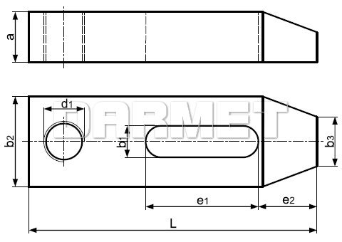 Łapa dociskowa RLF - METALIMPEX