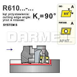 frezowanie 90 stopni głowica PAFANA