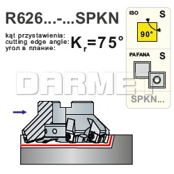 frezowanie 75 stopni głowica Pafana