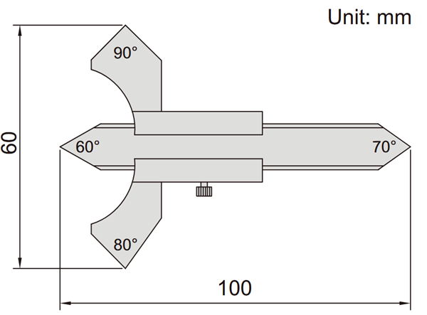 legenda - wymiar czujnika