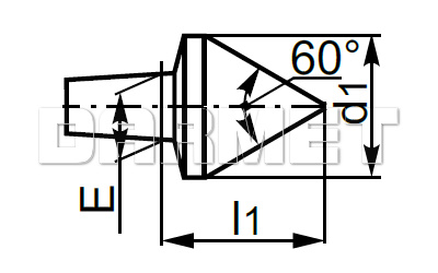 Końcówka wymienna do kła obrotowego typu 8831 - ZM KOLNO (Typ 8841)