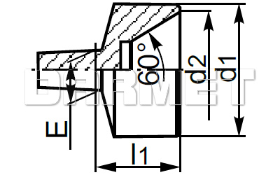 Końcówka wymienna do kła obrotowego typu 8831 - wielkość 5 - ZM KOLNO (Typ 8846)