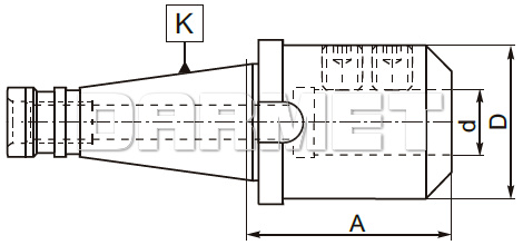 Oprawka zaciskowa ISO40 - ZM KOLNO (Typ 7620)