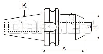 Oprawka zaciskowa BT40 - 14MM - 63MM - ZM KOLNO (Typ 7624)