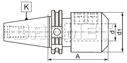 Oprawka zaciskowa DIN50 - 40MM - 120MM - ZM KOLNO (Typ 7625)