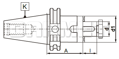 Trzpień frezarski uniwersalny 27MM - ZM KOLNO (Typ 7301)